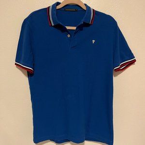 "COLLEZIONE C2" MEN'S BLUE SHIRT SIZE 5-MEDIUM